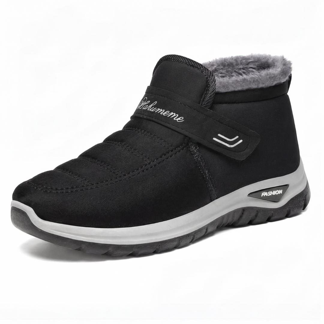 Svanhora | Damen Gefütterte Winterstiefel Knöchelhoch - Black - Image 14