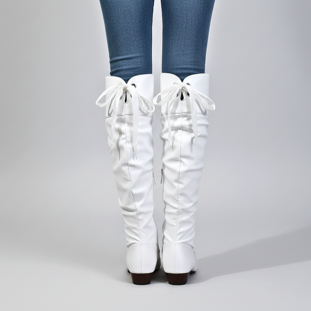 Svanhora | Damen Overknee Stiefel Kniehoch - Black - Image 5