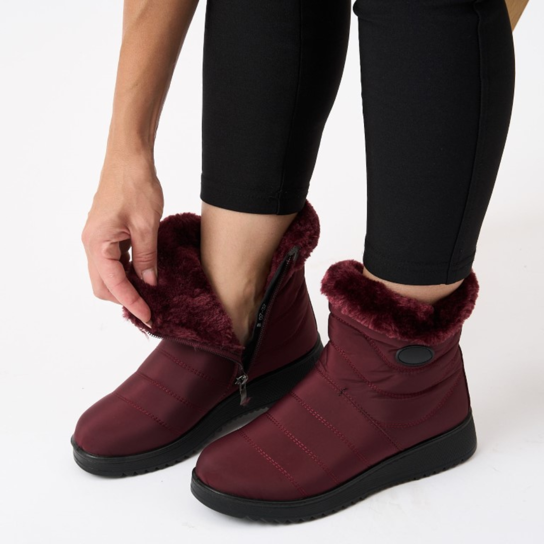 Svanhora | Damen Winterstiefel Wasserdicht Gefüttert - Black - Image 2