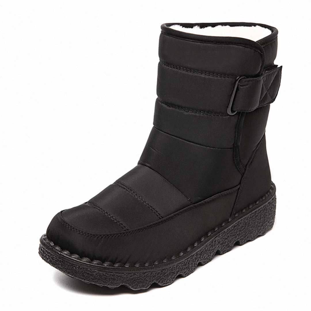 Sylveke | Damen Wasserdichte Winterstiefel Gefüttert - Burgundy - Image 5