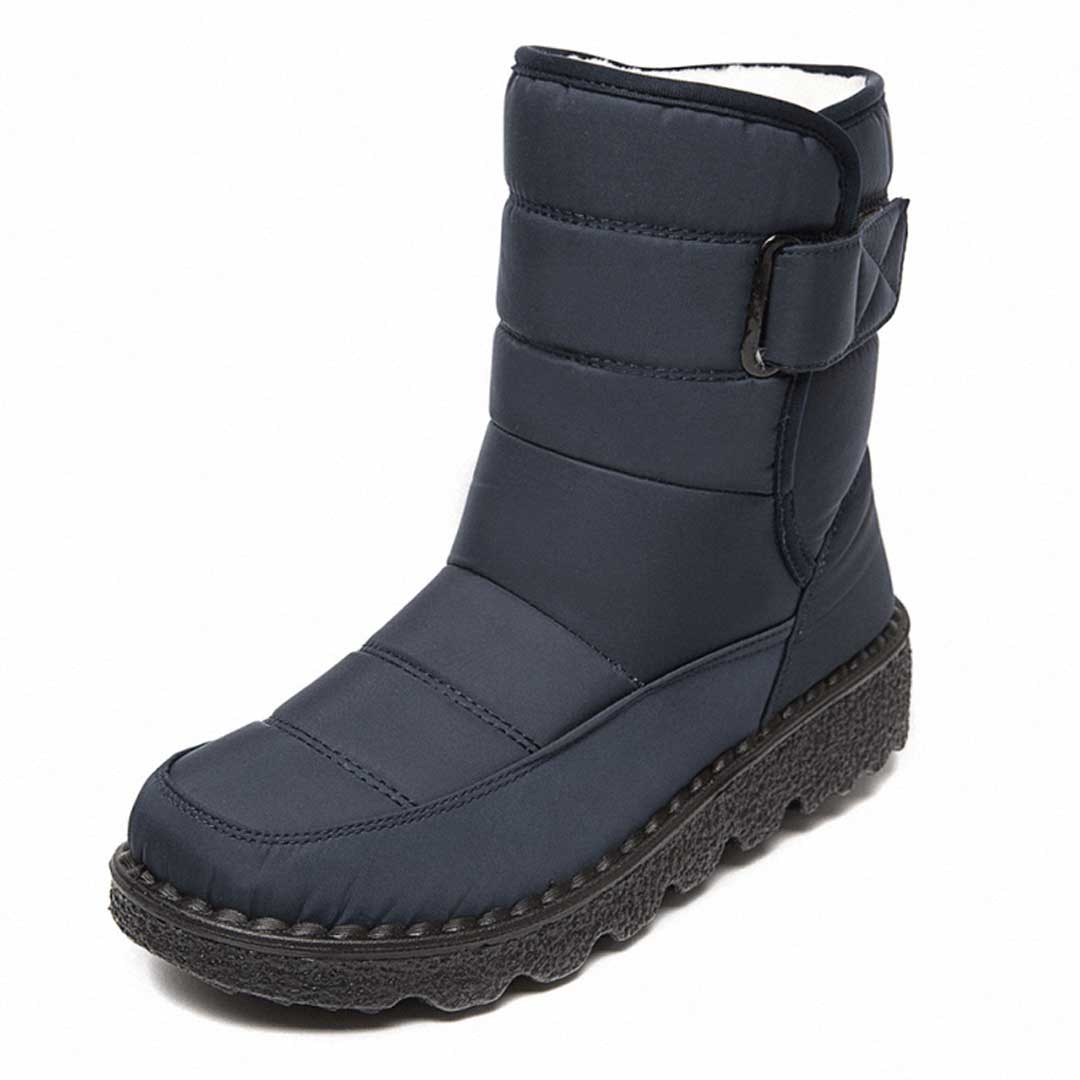 Sylveke | Damen Wasserdichte Winterstiefel Gefüttert - Burgundy - Image 6