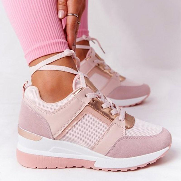 Tamara | Damen Komfort Sneaker mit Schnürung - Grey - Image 4