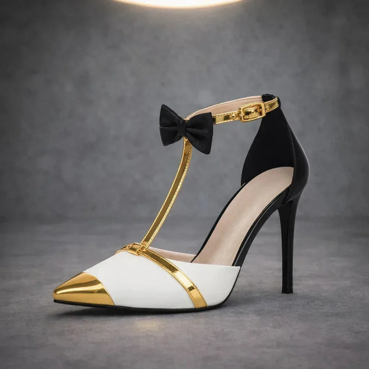 Thalassa | Damen High Heels Stilettos mit Riemchen - Purple - Image 8
