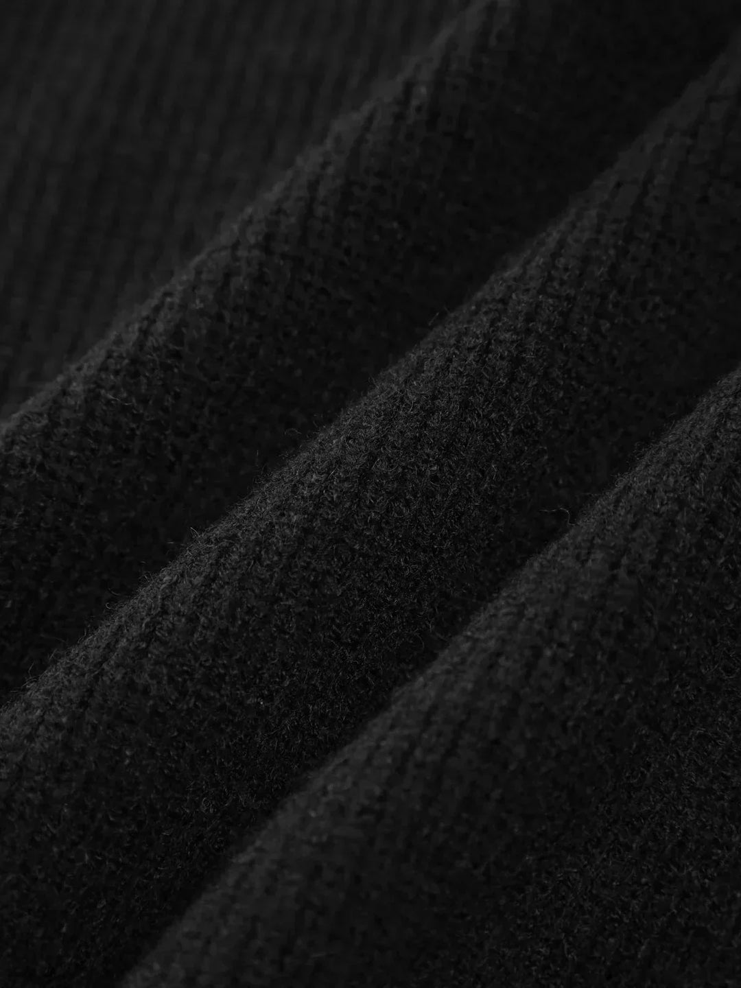 Thordea | Damen Oversize Strickpullover Schwarz - Black - Image 12