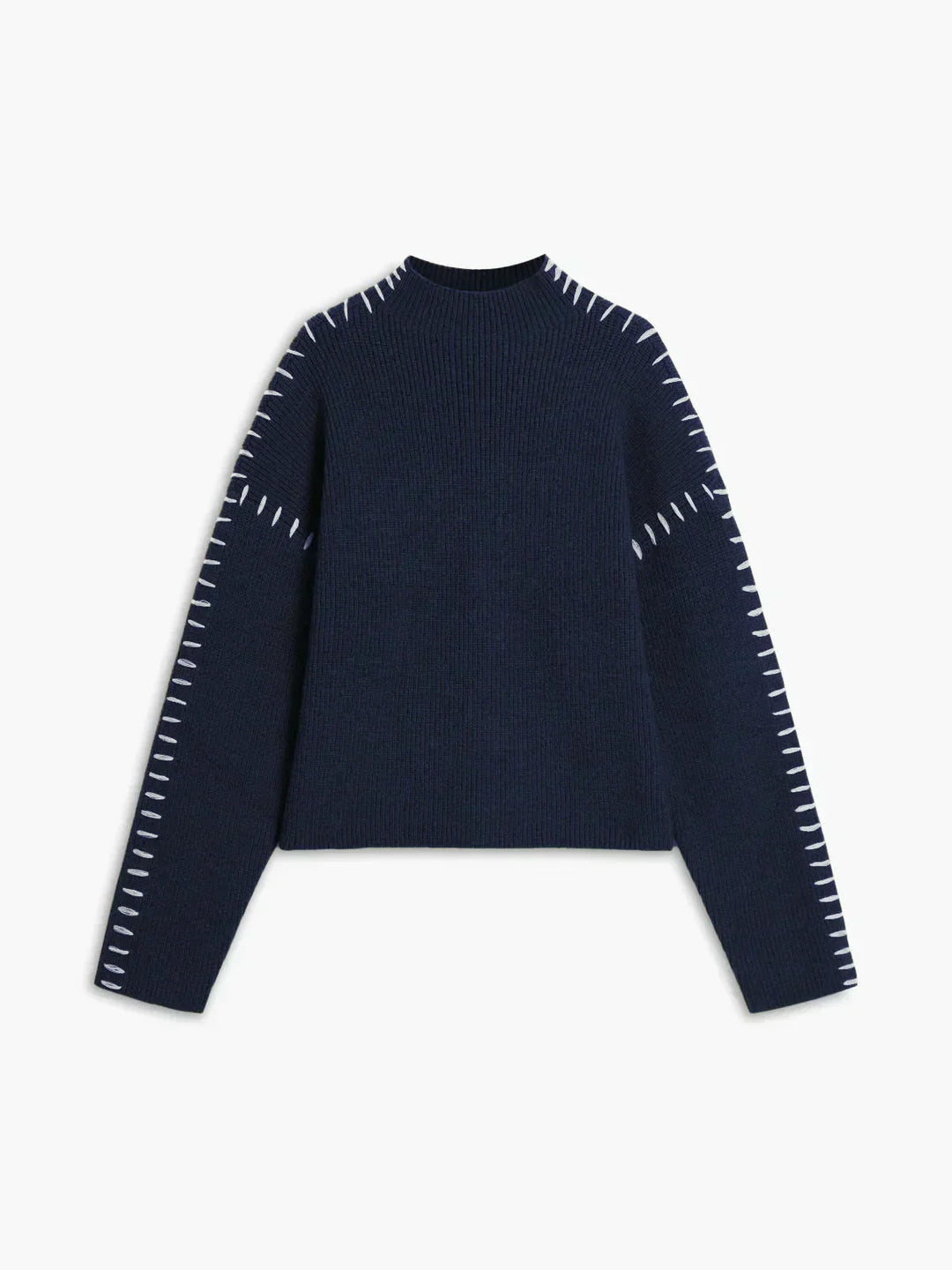Thordea | Damen Oversize Strickpullover Schwarz - Black - Image 16