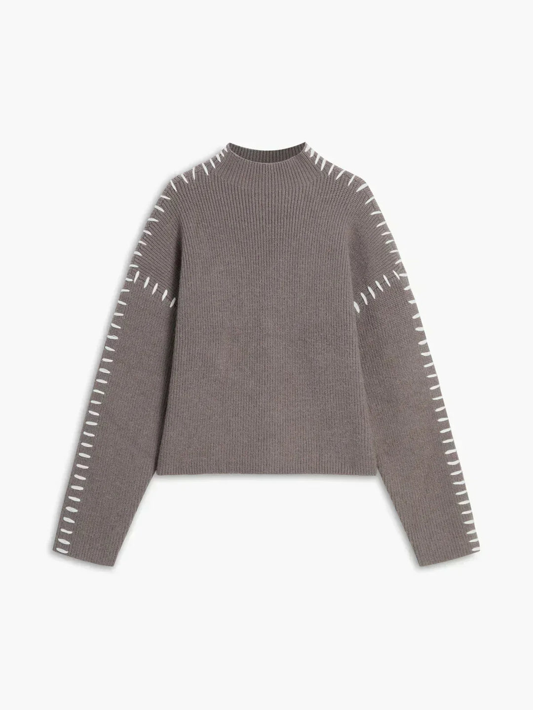 Thordea | Damen Oversize Strickpullover Schwarz - Black - Image 18