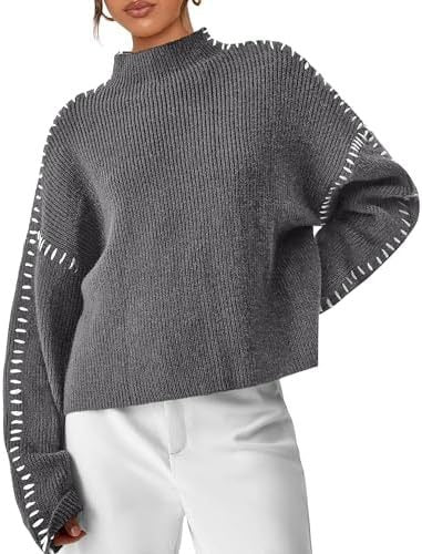 Thordea | Damen Oversize Strickpullover Schwarz - Black - Image 7