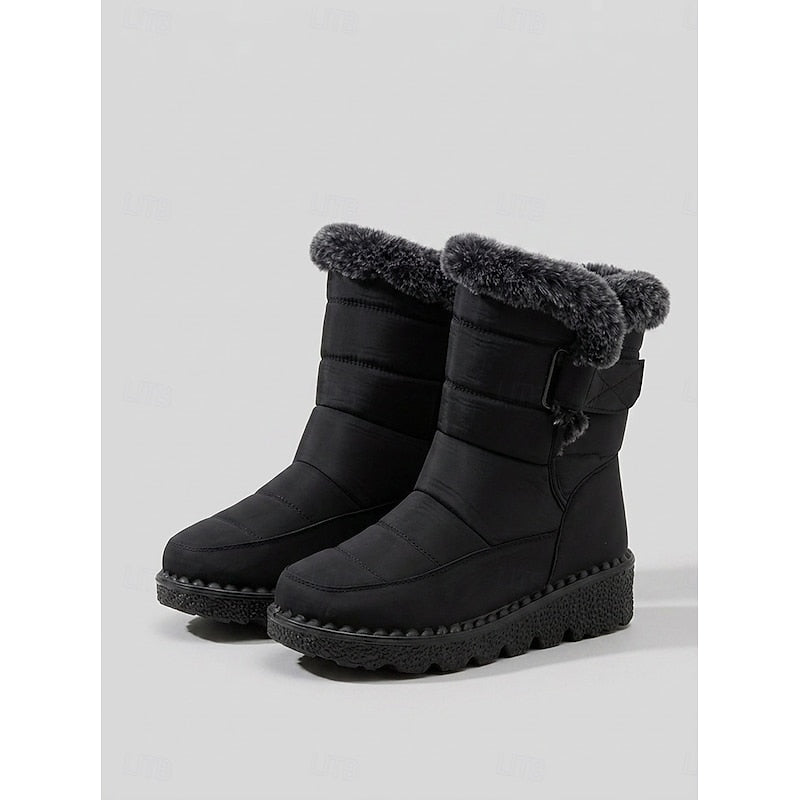 Thordike | Damen Winterstiefel Wasserdicht Gefüttert - Black - Image 1