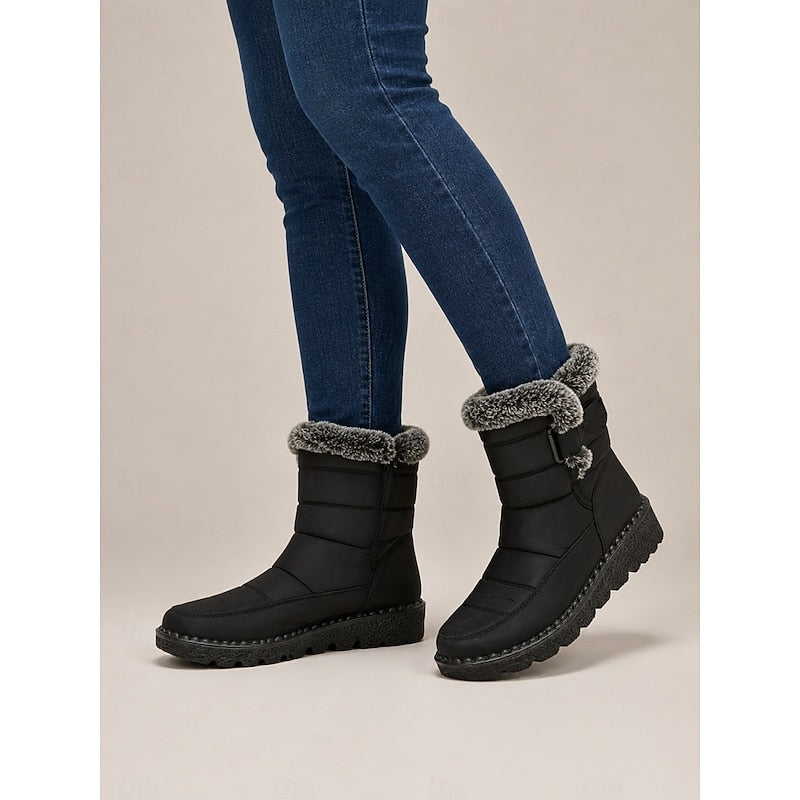 Thordike | Damen Winterstiefel Wasserdicht Gefüttert - Black - Image 5