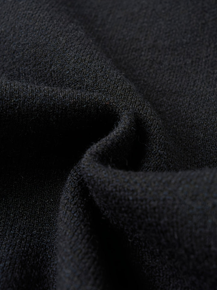 Thorvald | Herren Strickpullover mit Reißverschlusskragen - Navy - Image 10