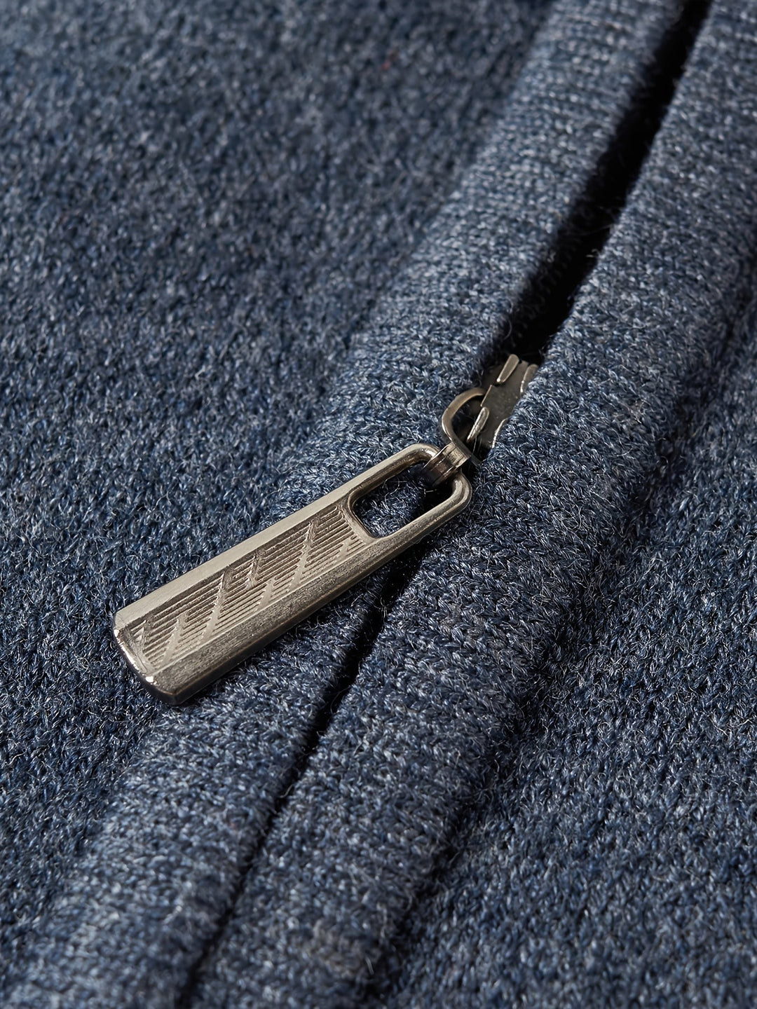 Thorvald | Herren Strickpullover mit Reißverschlusskragen - Navy - Image 7