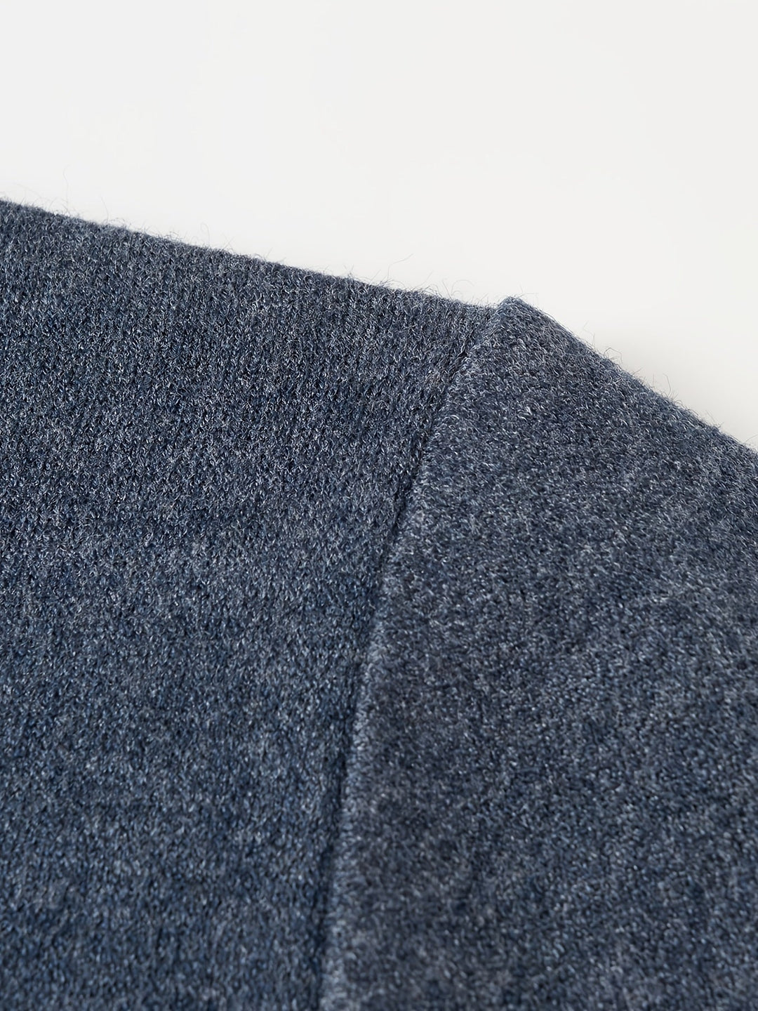 Thorvald | Herren Strickpullover mit Reißverschlusskragen - Navy - Image 9