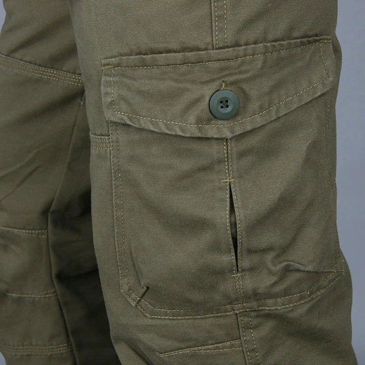 Tobias | Herren Cargohose Arbeitshose mit Seitentaschen - Grey - Image 2