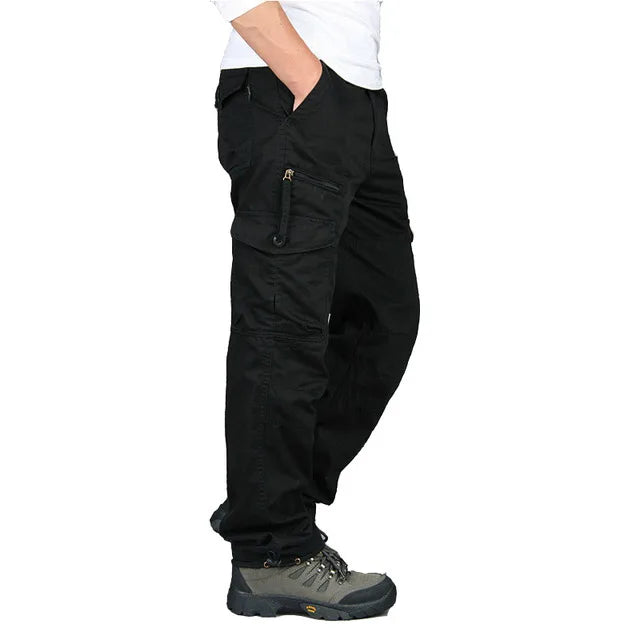 Tobias | Herren Cargohose Arbeitshose mit Seitentaschen - Grey - Image 4