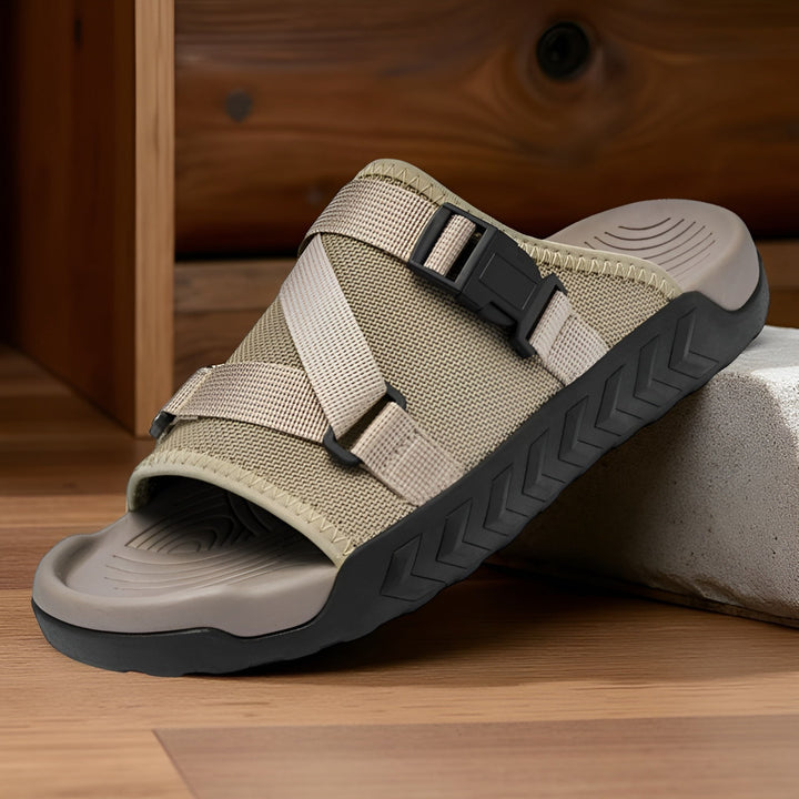 Torben | Herren Outdoor Sandalen mit Schnalle - Olive Green - Image 3
