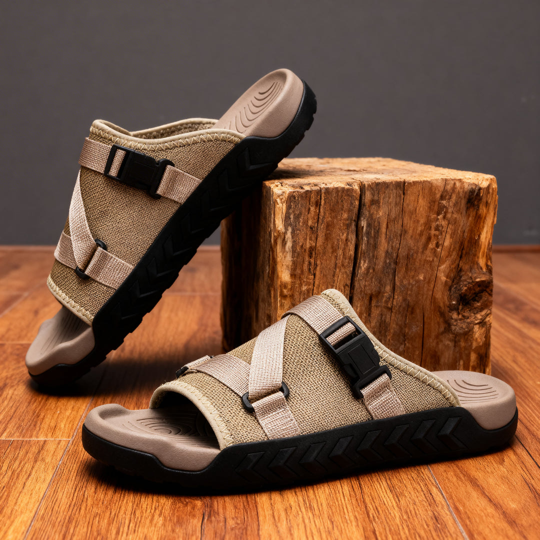 Torben | Herren Outdoor Sandalen mit Schnalle - Olive Green - Image 9