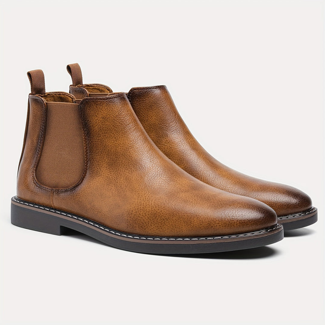 Torsten | Herren Chelsea Boots Stiefeletten Braun - Brown - Image 1