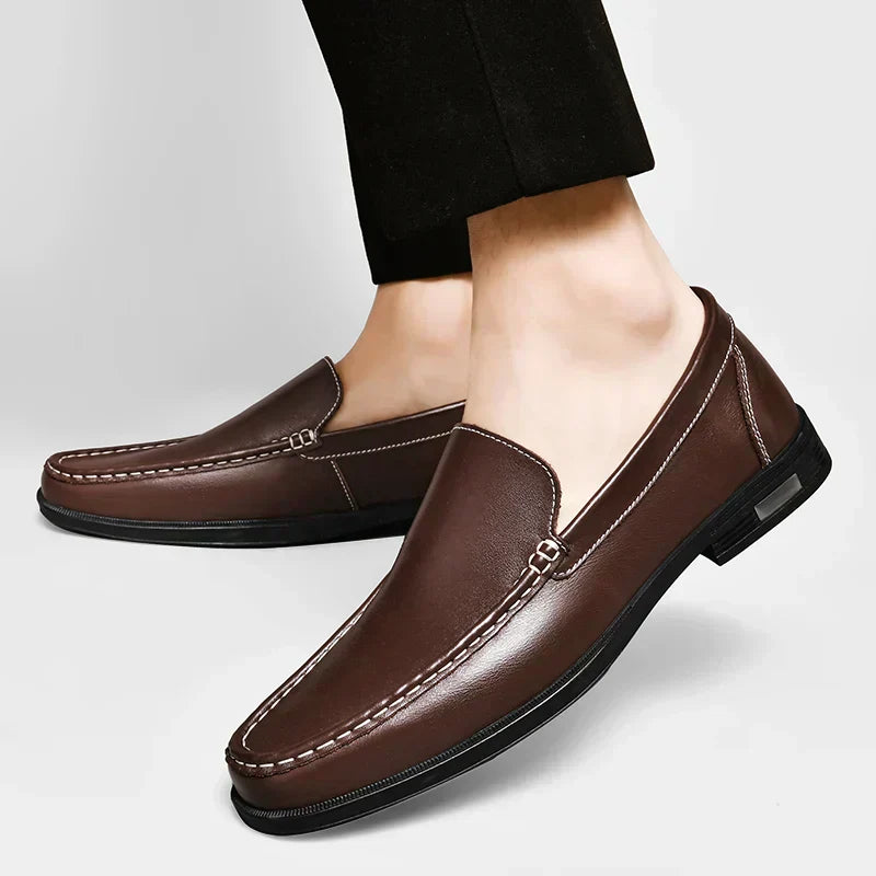 Valério | Herren Slipper Loafer Slip-on Halbschuh - Black - Image 10