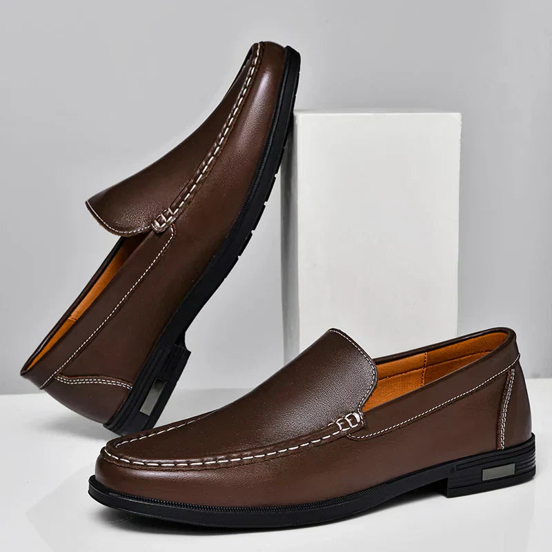 Valério | Herren Slipper Loafer Slip-on Halbschuh - Black - Image 12