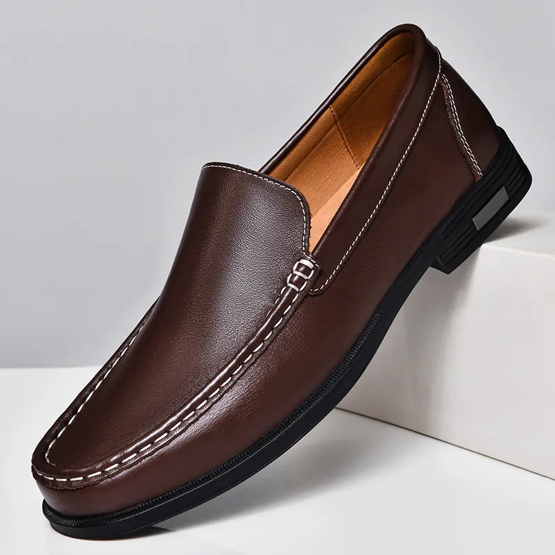 Valério | Herren Slipper Loafer Slip-on Halbschuh - Black - Image 13