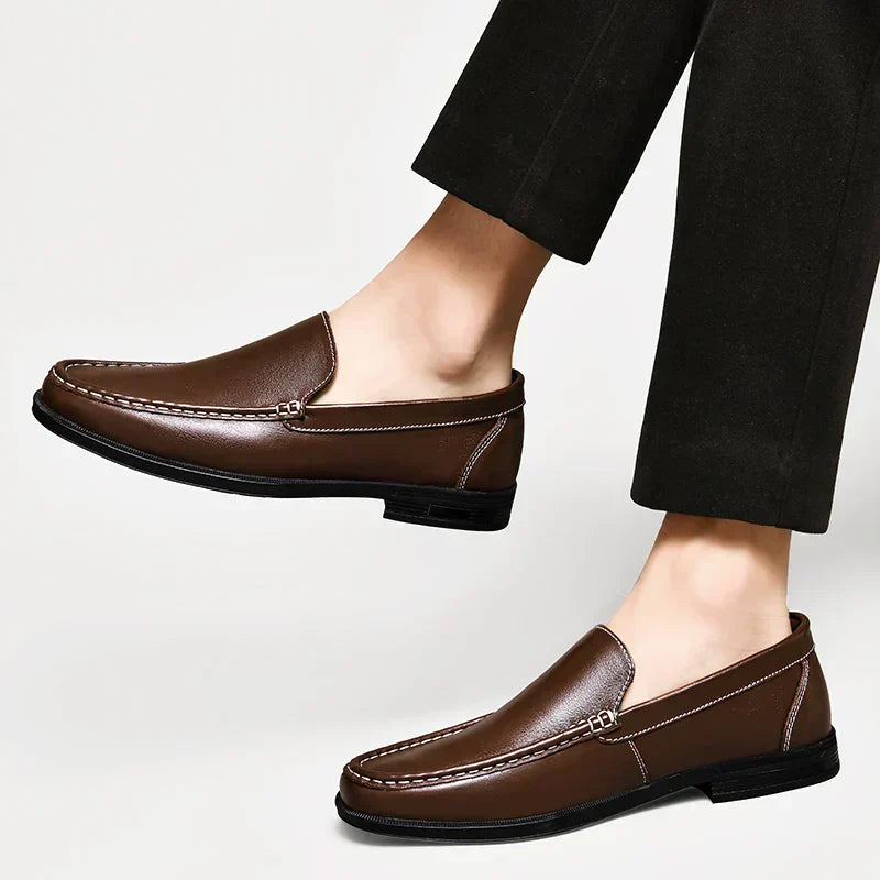 Valério | Herren Slipper Loafer Slip-on Halbschuh - Black - Image 14