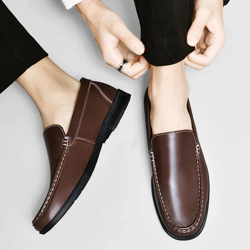Valério | Herren Slipper Loafer Slip-on Halbschuh - Black - Image 15