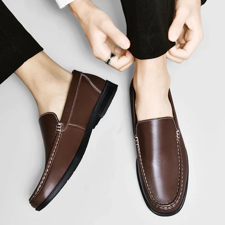 Valério | Herren Slipper Loafer Slip-on Halbschuh - Black - Image 15