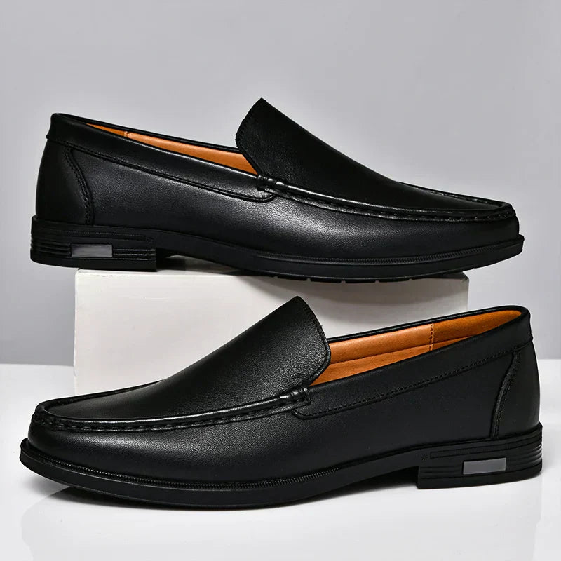 Valério | Herren Slipper Loafer Slip-on Halbschuh - Black - Image 2