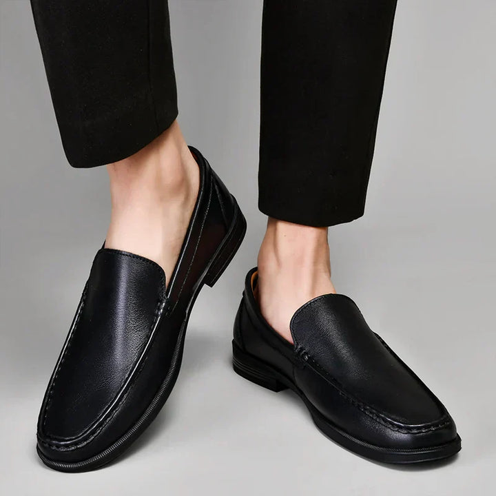 Valério | Herren Slipper Loafer Slip-on Halbschuh - Black - Image 6