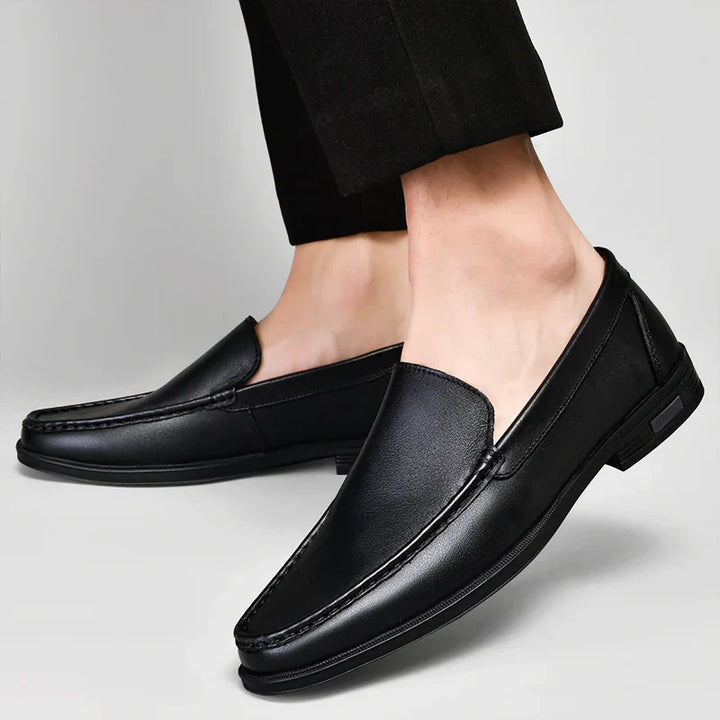 Valério | Herren Slipper Loafer Slip-on Halbschuh - Black - Image 7