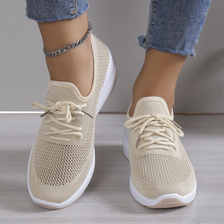 Puna | Damen Mesh Sneaker Leicht Schnürer Komfortschuhe