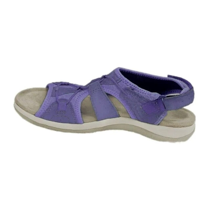 Luna | Damen Sandalen mit Klettverschluss Offene Sommersandalen