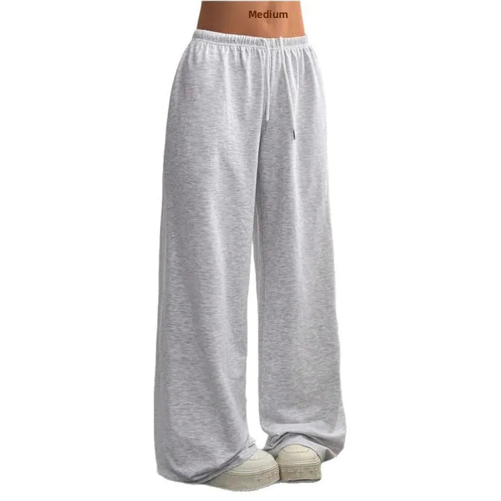 Veldrun | Damen Jogginghose Weites Bein Sweatpants - Brown - Image 3