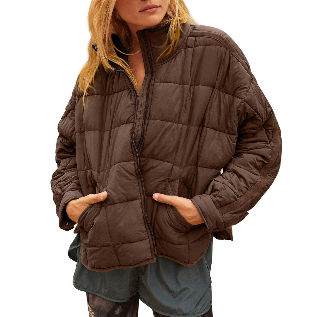 Weldine | Damen Leichte Steppjacke mit Stehkragen - Royal Blue - Image 3