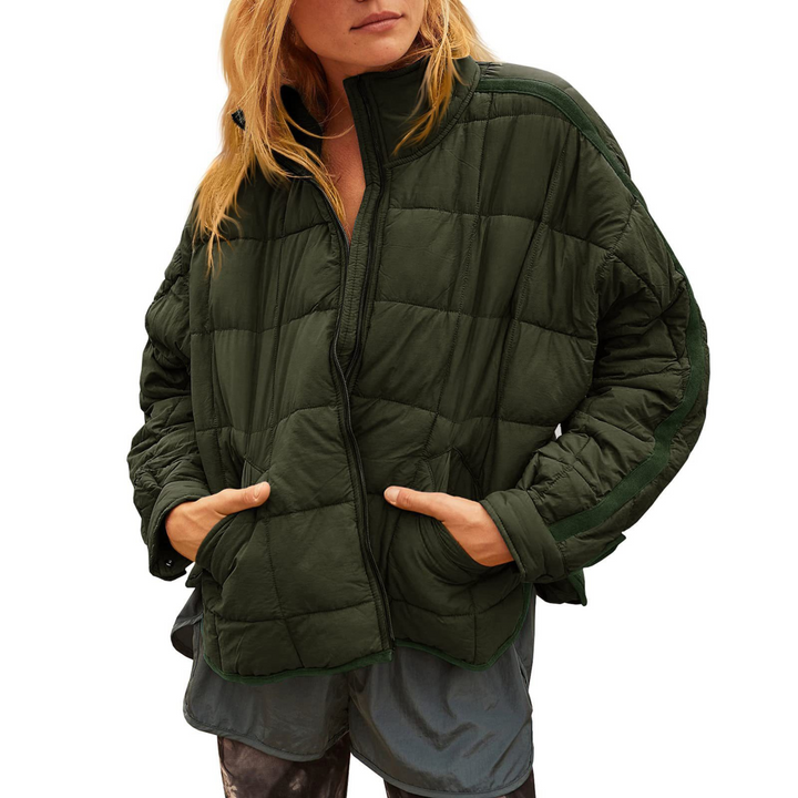 Weldine | Damen Leichte Steppjacke mit Stehkragen - Royal Blue - Image 4
