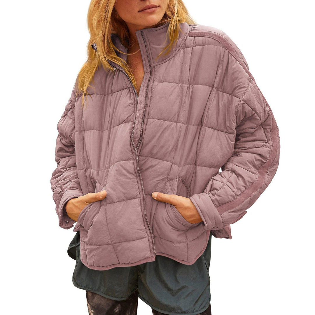 Weldine | Damen Leichte Steppjacke mit Stehkragen - Royal Blue - Image 5