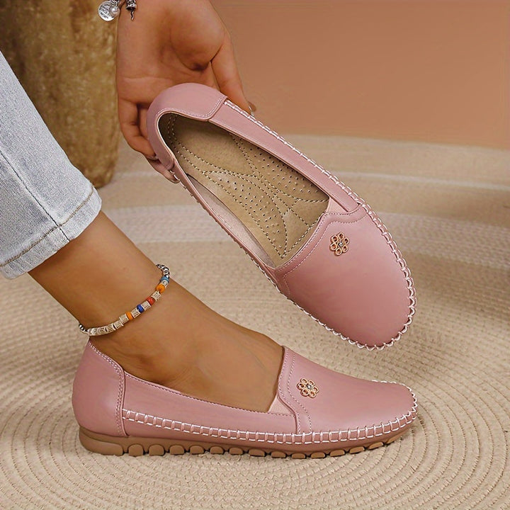 Wencla | Damen Slipper weiche Slip-on Schuhe - Pink - Image 1