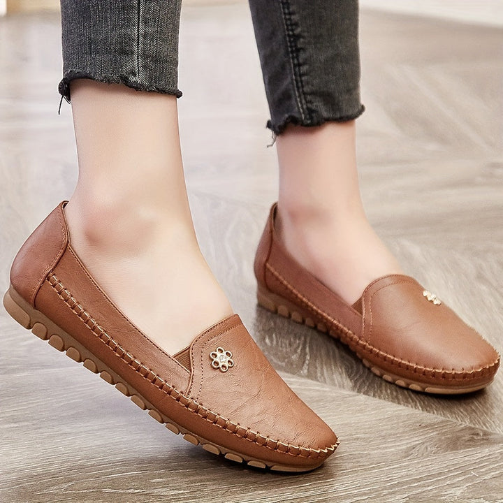 Wencla | Damen Slipper weiche Slip-on Schuhe - Pink - Image 9