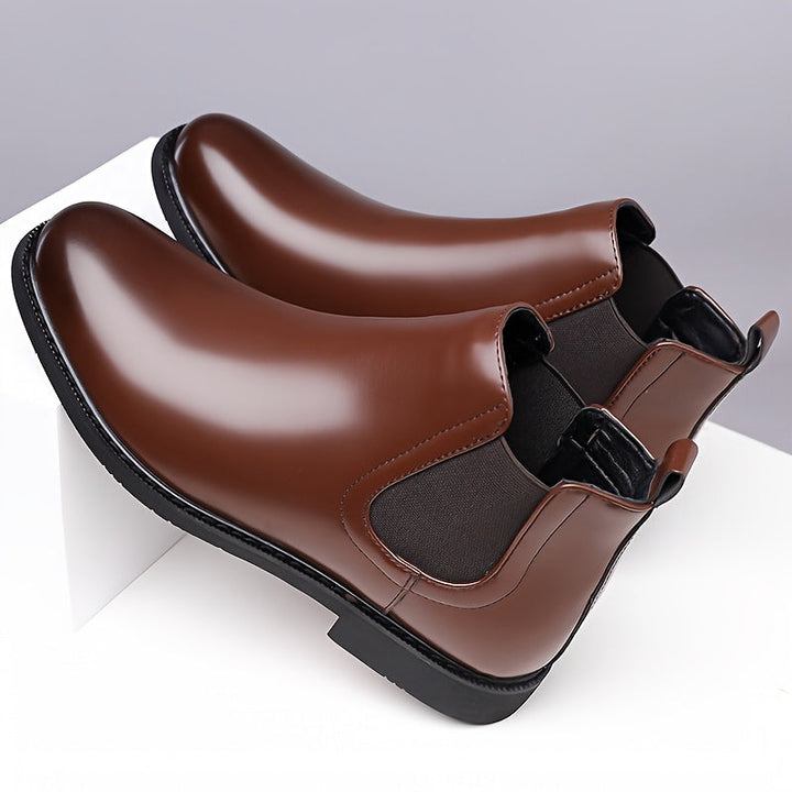 Wendelin | Herren Chelsea Stiefeletten Slip-on - Brown - Image 10