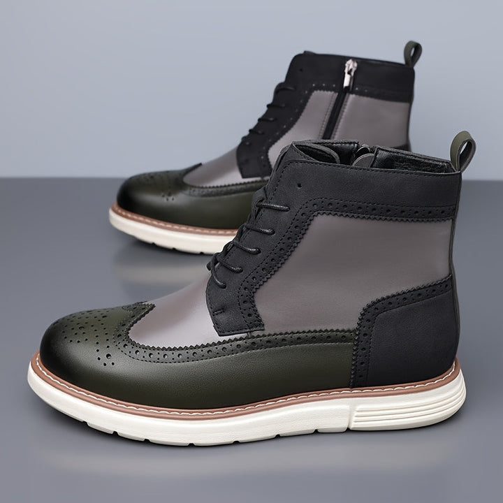 Wendelin | Herren Stiefelette Schnürboot Brogue - Image 10