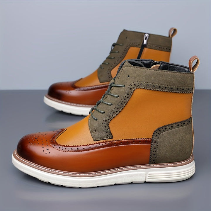 Wendelin | Herren Stiefelette Schnürboot Brogue - Image 11