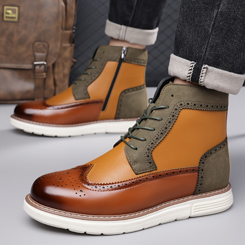 Wendelin | Herren Stiefelette Schnürboot Brogue - Image 12