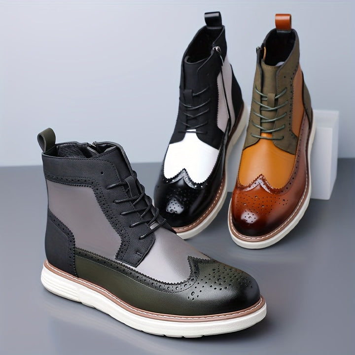 Wendelin | Herren Stiefelette Schnürboot Brogue - Image 2