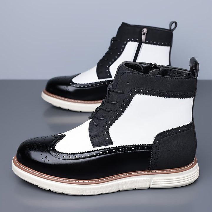 Wendelin | Herren Stiefelette Schnürboot Brogue - Image 8
