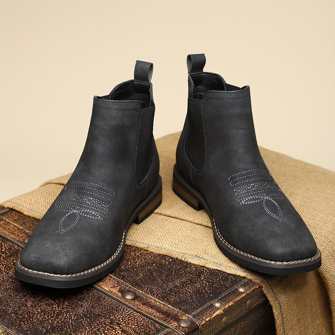 Wendell | Herren Chelsea-Stiefelette Slip-on Boots - Dark Grey - Image 2