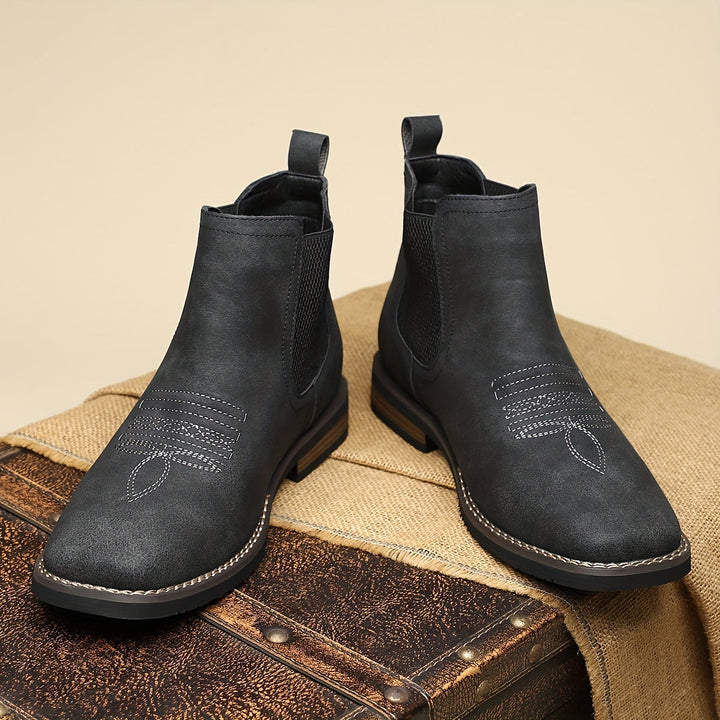 Wendell | Herren Chelsea-Stiefelette Slip-on Boots - Dark Grey - Image 2