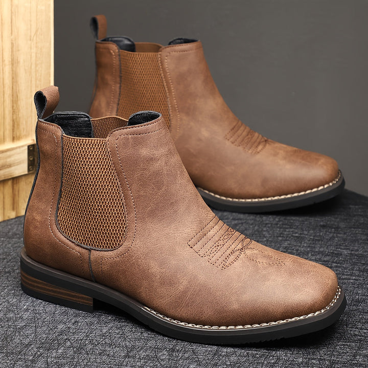 Wendell | Herren Chelsea-Stiefelette Slip-on Boots - Dark Grey - Image 3