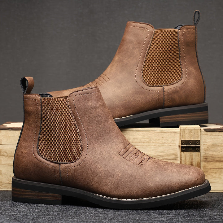 Wendell | Herren Chelsea-Stiefelette Slip-on Boots - Dark Grey - Image 4