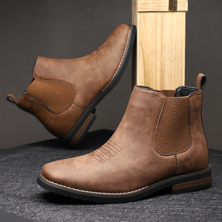 Wendell | Herren Chelsea-Stiefelette Slip-on Boots - Dark Grey - Image 5