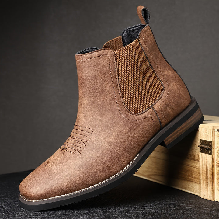 Wendell | Herren Chelsea-Stiefelette Slip-on Boots - Dark Grey - Image 6